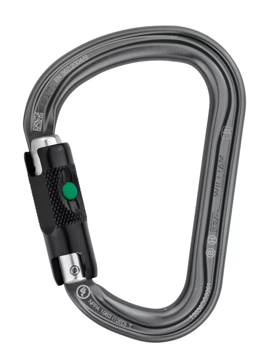 Petzl William Ball Lock Carabiner Colour Grey