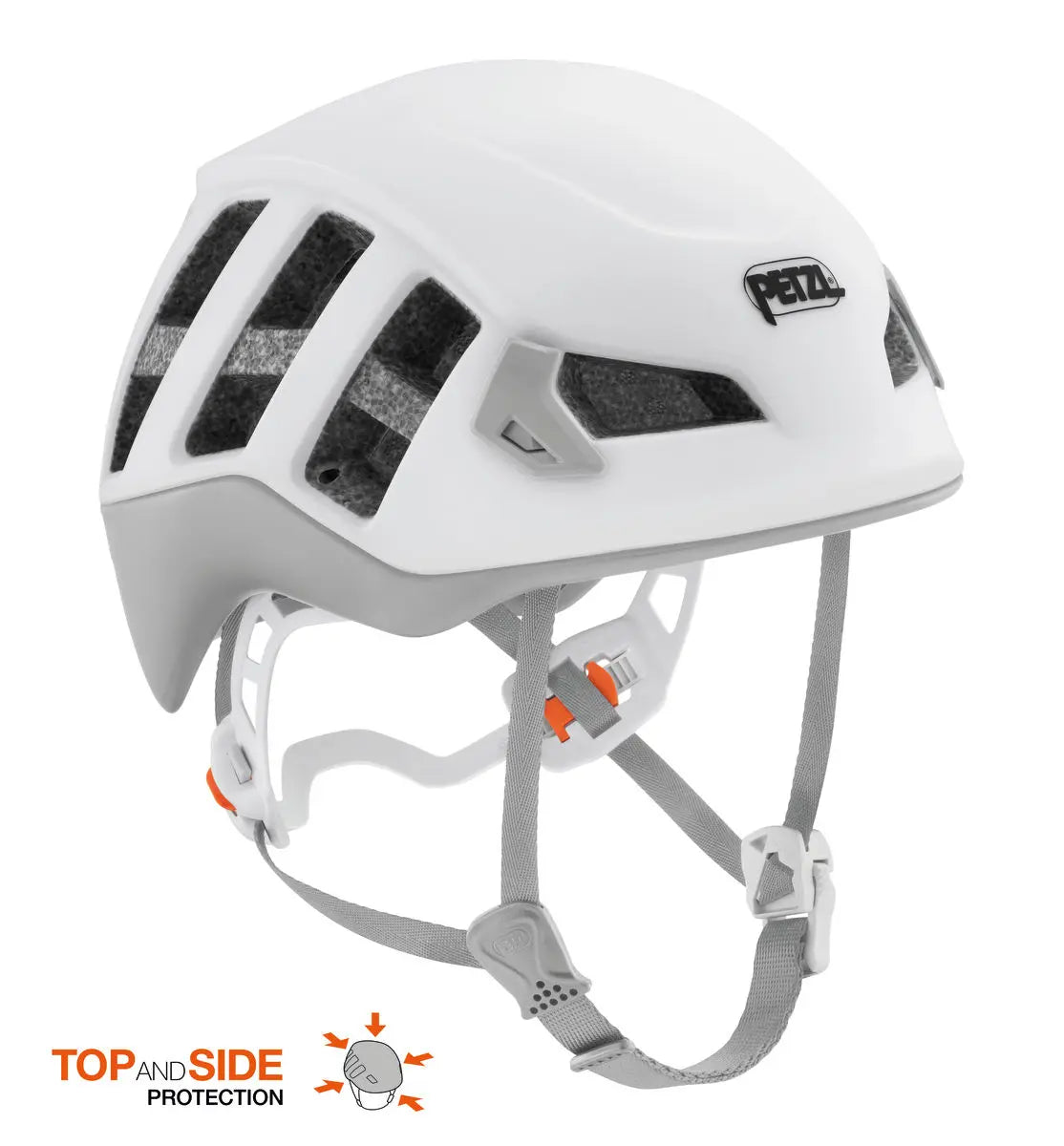 Petzl Meteroa Womens Climbing Helmet Colour White_Light Grey