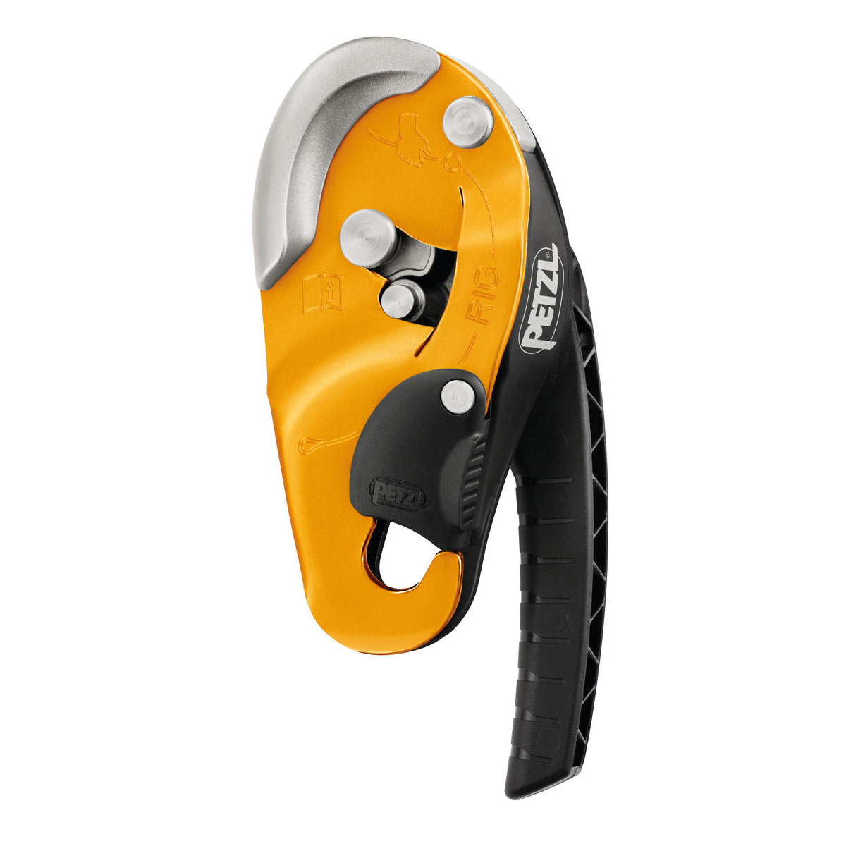 Petzl Rig Industrial Climbing Descender Colour Yellow