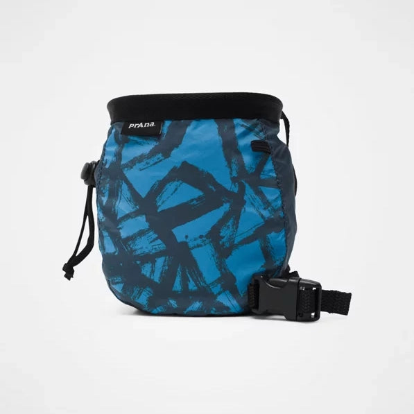 Prana Climbing Chalk Bag With Belt 1 Colour Blue Print