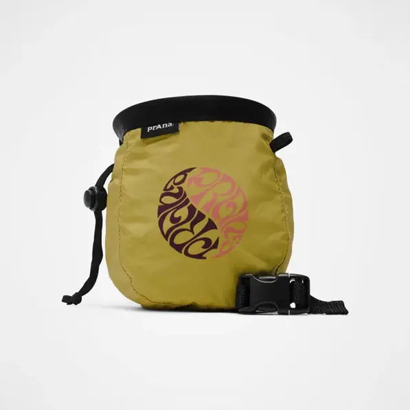 Prana Graphic Climbing Chalk Bag With Belt 2 Colour Gold