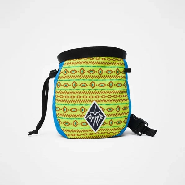 Prana Graphic Climbing Chalk Bag With Belt 2 Colour Lichen