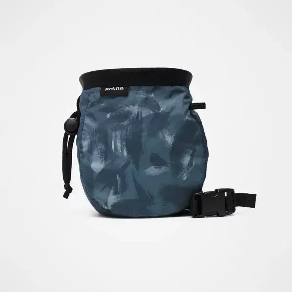 Prana Graphic Climbing Chalk Bag With Belt 2 Colour Navy