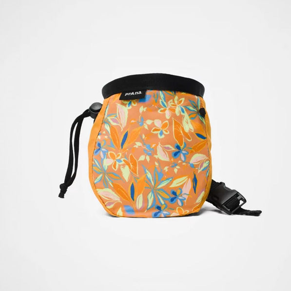 Prana Graphic Climbing Chalk Bag With Belt 2 Colour Ochre