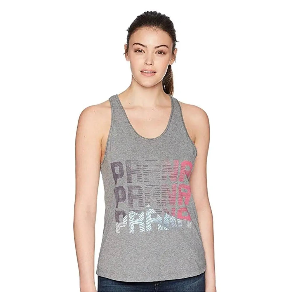 prAna Graphic Womens Tank Top Colour Gravel