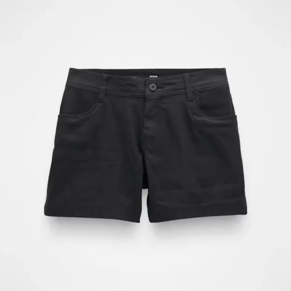 Prana Halle Ii Womens Shorts 7 Inseam Colour Black