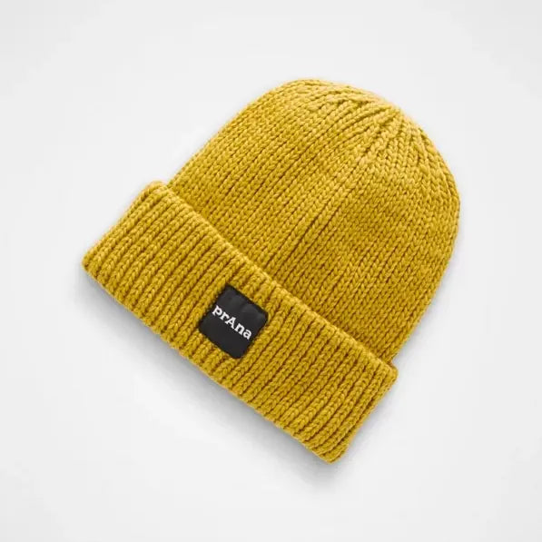 Prana Logo Beanie Colour Citron