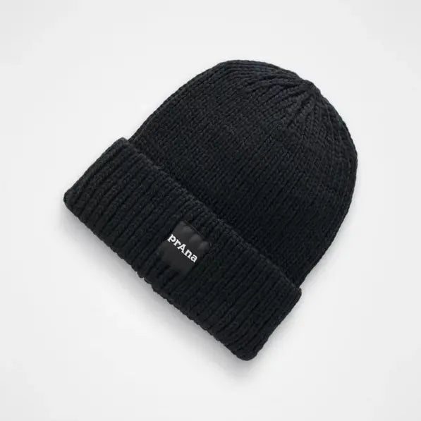 Prana Logo Beanie Colour Black