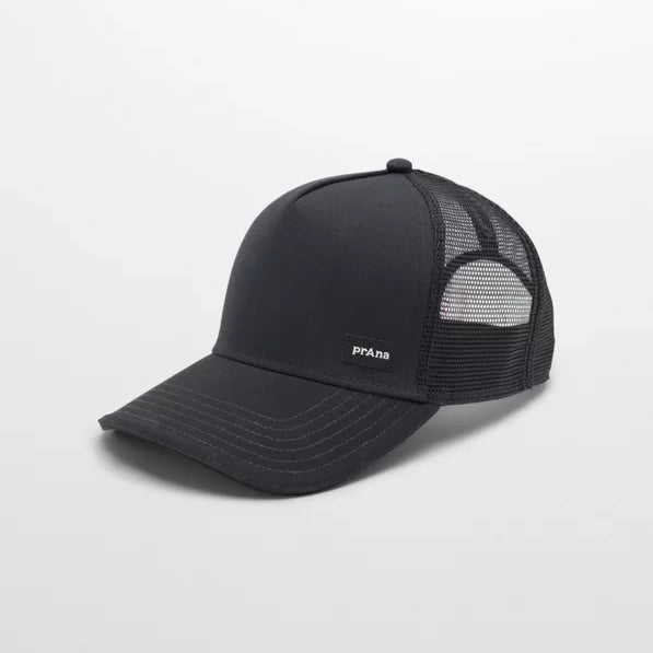 Prana Lower Pines Trucker Cap Colour Black