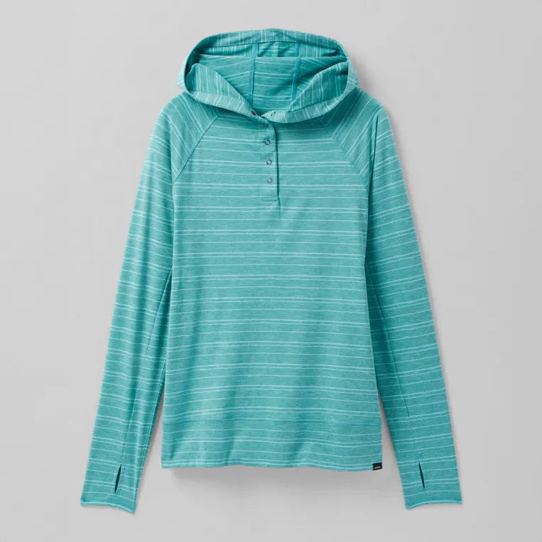 Prana Sol Searcher Womens Hooded Top 1 Colour Cove Stripe