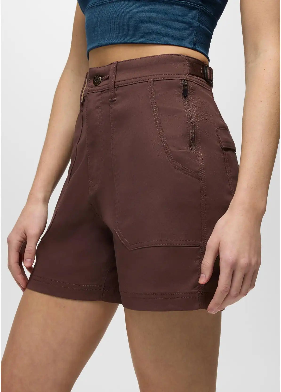 prAna Stretch Zion Cargo Womens Shorts - 5 Inseam