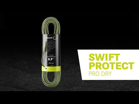 Edelrid Swift Protect Pro Dry 8.9mm Dry Treated Dynamic Climbing Rope - 60m