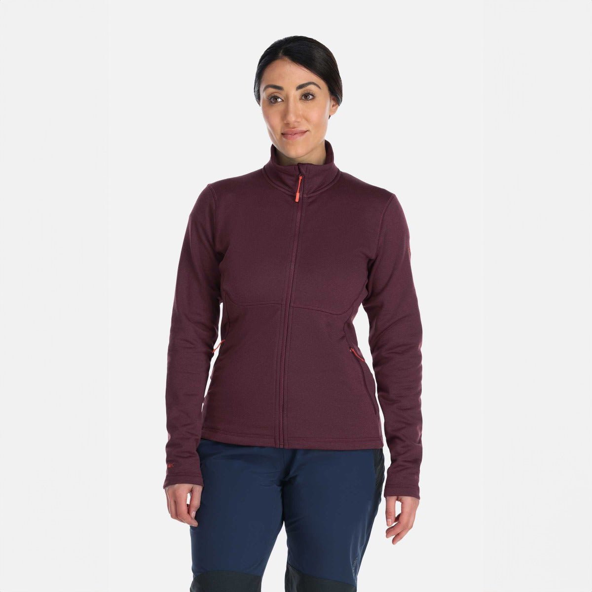 Rab Geon Womens Fleece Jacket Colour Deep Heather