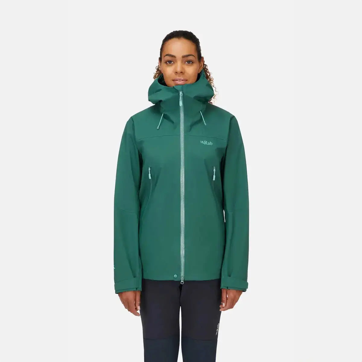Rab Kangri Gtx Womens Hooded Jacket Colour Green