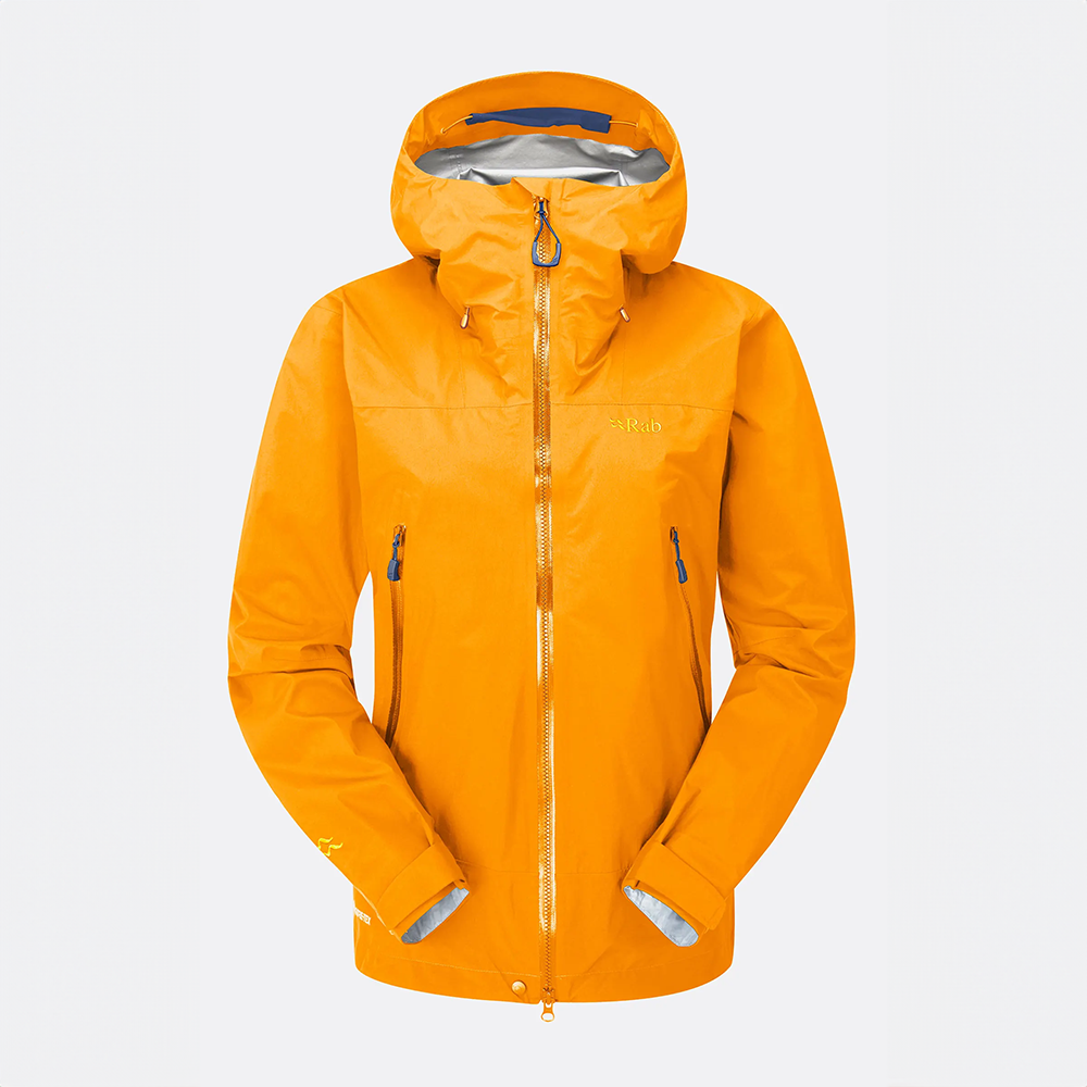 Kangri Paclite Plus Jacket Womens Hooded Jacket Colour Marmalade