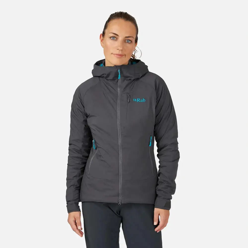 Rab Vapour-Rise Summit Womens Softshell Jacket Colour Graphite