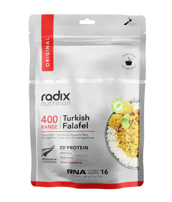 Radix Nutrition Original Plant Based Meal 400Kcal Colour Turkish Falafel