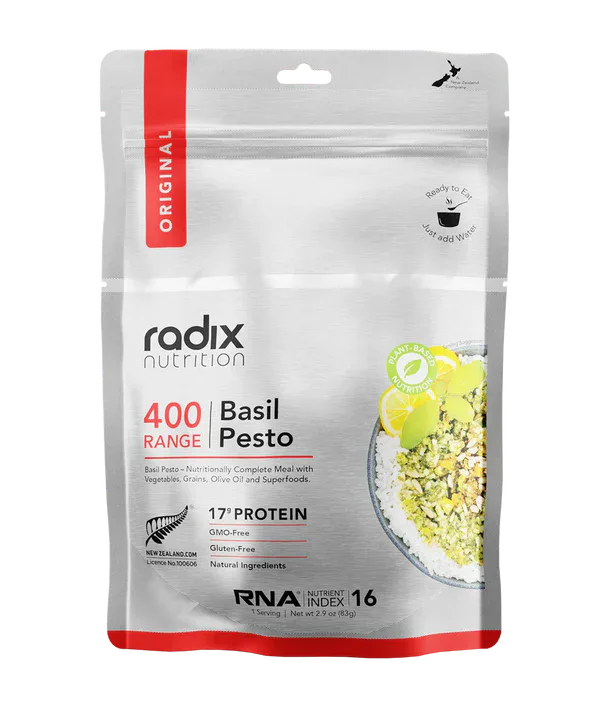 Radix Nutrition Original Plant Based Meal 400Kcal Colour Basil Pesto