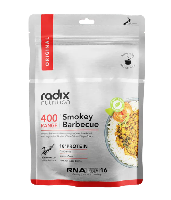 Radix Nutrition Original Plant Based Meal 400Kcal Colour Smokey Barbeque