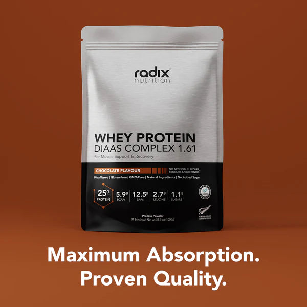 Radix Nutrition DIAAS Complex 1.61 Whey Protein Powder - Single Serving