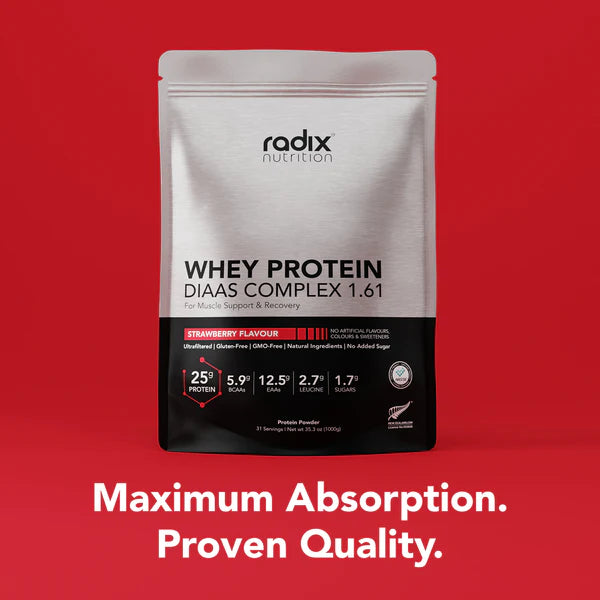 Radix Nutrition DIAAS Complex 1.61 Whey Protein Powder - Single Serving