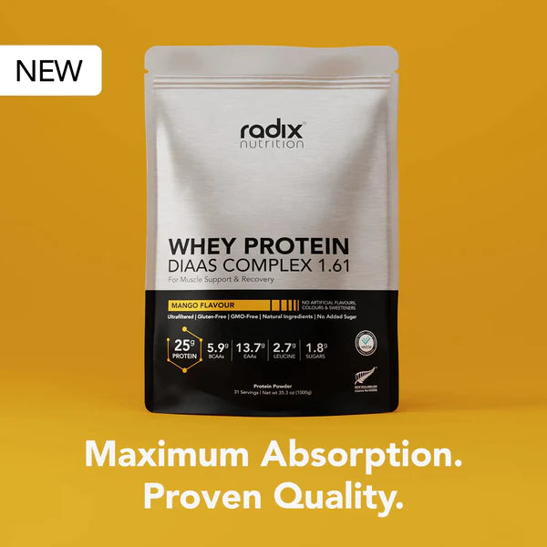Radix Nutrition DIAAS Complex 1.61 Whey Protein Powder - Single Serving