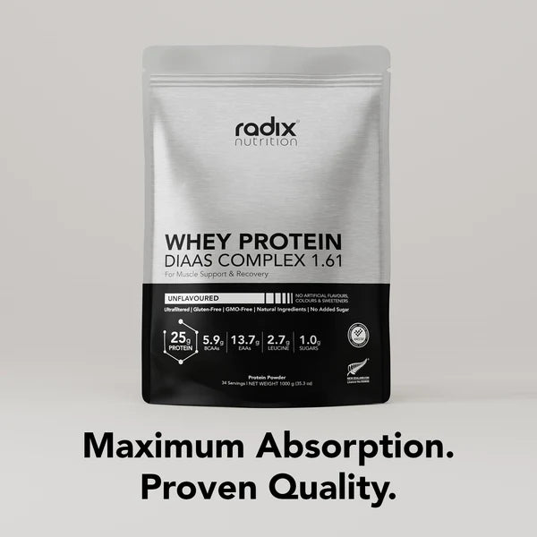 Radix Nutrition DIAAS Complex 1.61 Whey Protein Powder - Single Serving