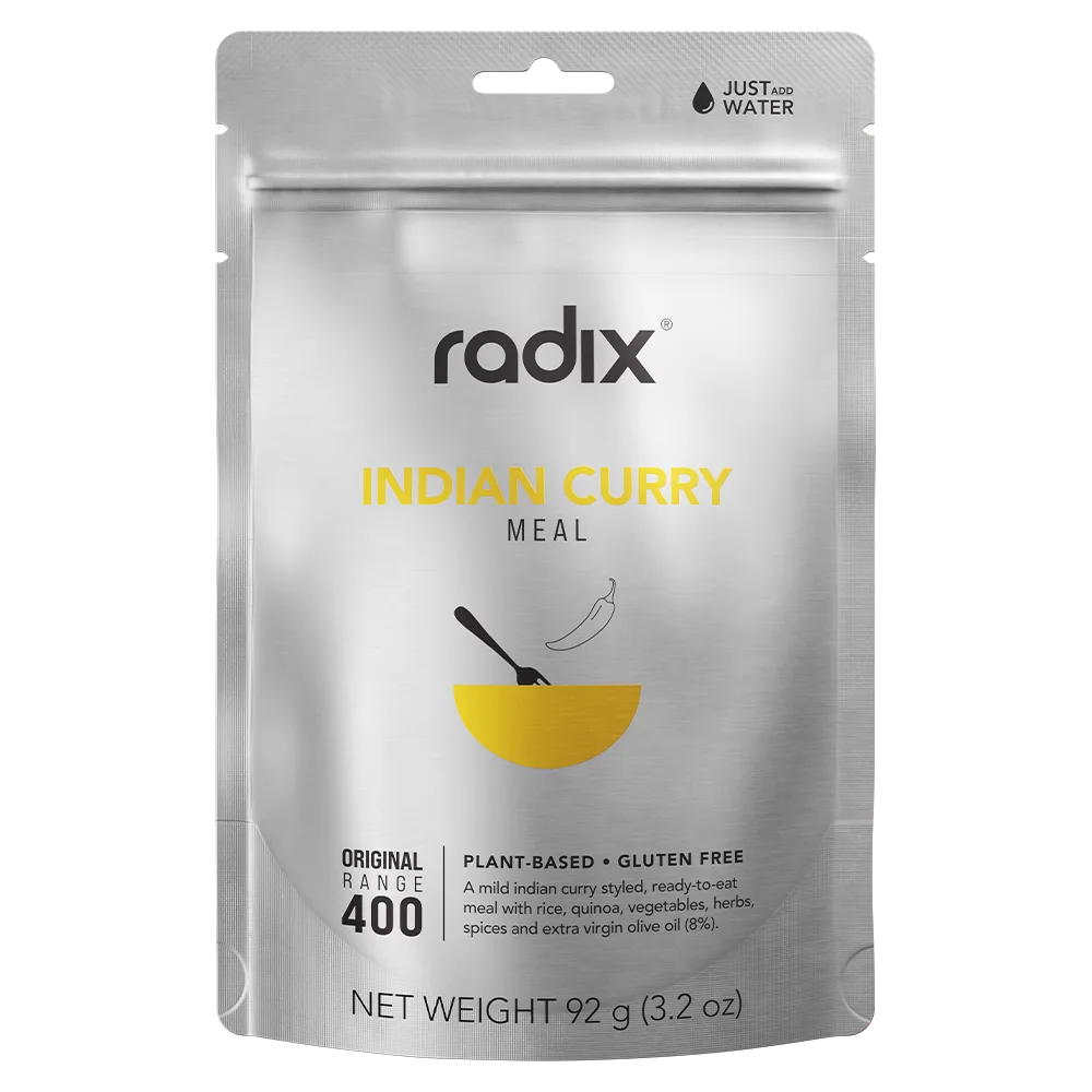 Radix Nutrition Original Meals v9.0 - 600 Kcal Colour Indian Curry