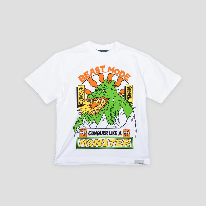 Rungne Beast Mode Climbing T Shirt 4 Colour White