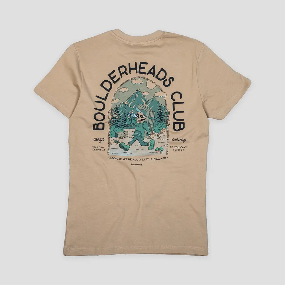 Rungne Boulderheads Climbing T Shirt 1 Colour Sand