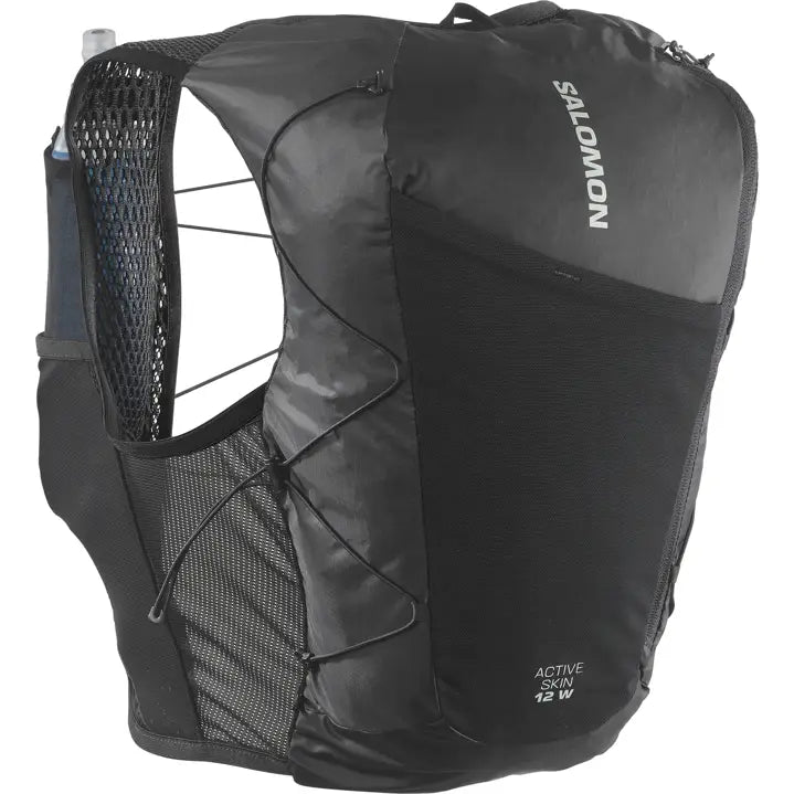 Salomon Active Skin 12 Litre Set Womens Running Vest Colour Black