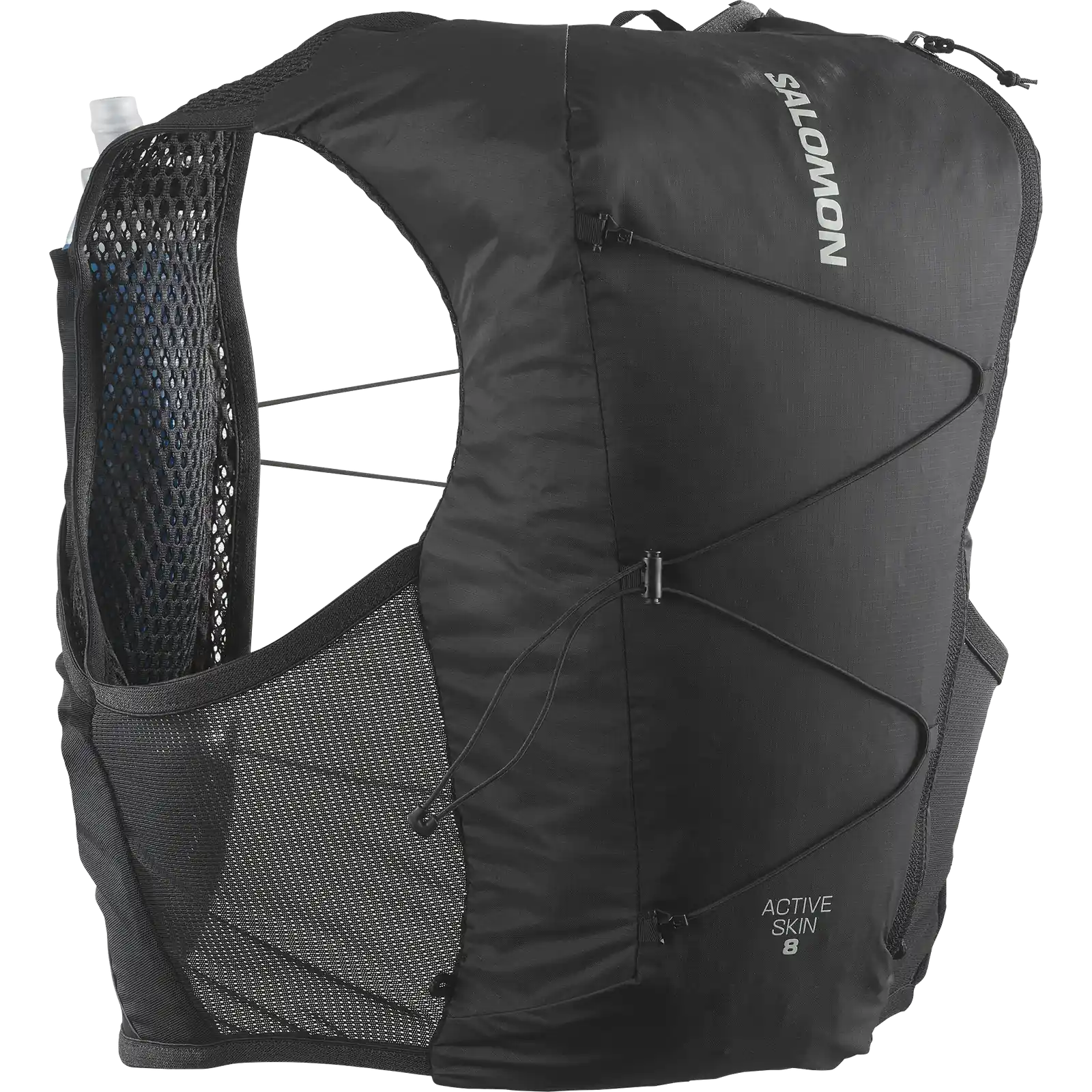 Salomon Active Skin 8 Litre Set Unisex Running Vest Colour Black