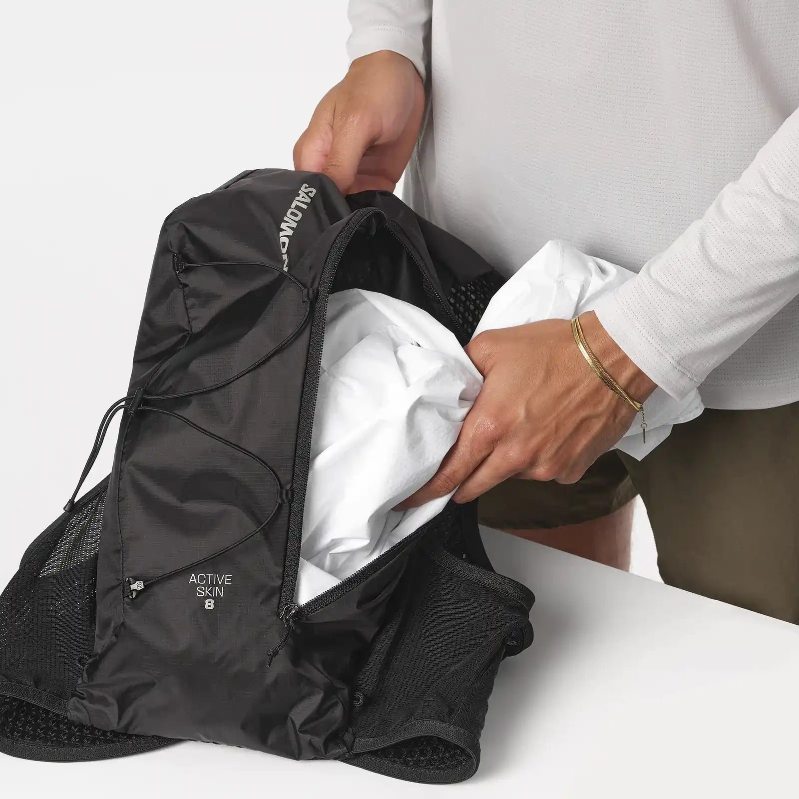 Salomon Active Skin 8 Litre Set Unisex Running Vest