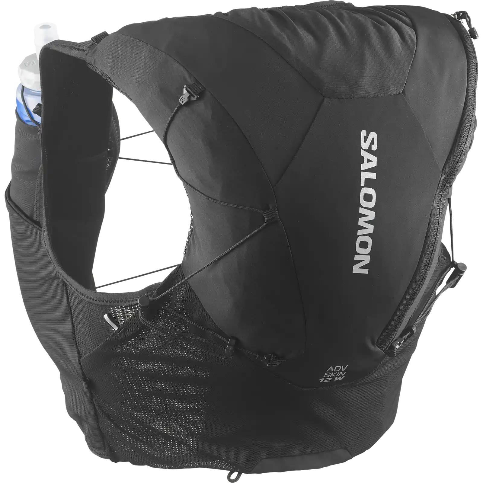 Salomon Adv Skin 12 Litre Set Womens Running Vest Colour Black_Asphalt