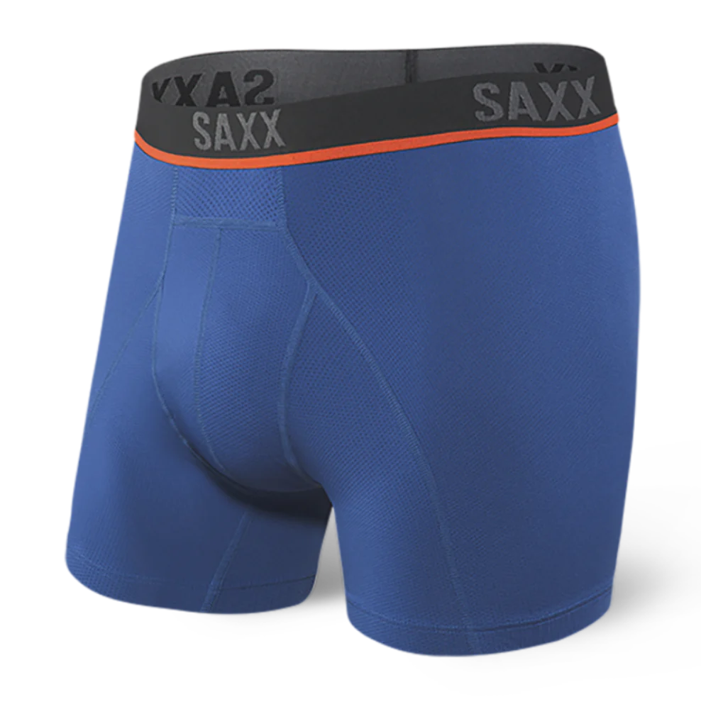 Saxx Kinetic Hd Light Compression Mesh Boxer Brief Colour City Blue