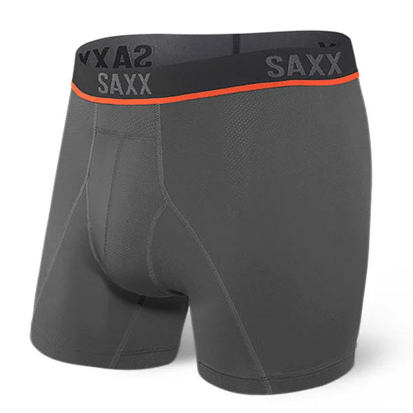 Saxx Kinetic Hd Light Compression Mesh Boxer Brief Colour Graphite