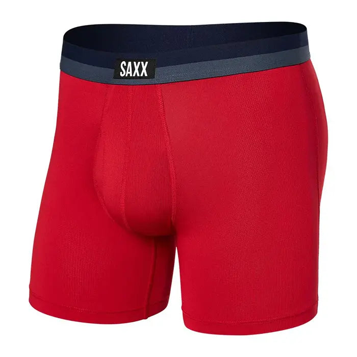 Saxx Sport Mesh Mens Boxer Fly Brief 1 Colour Cherry