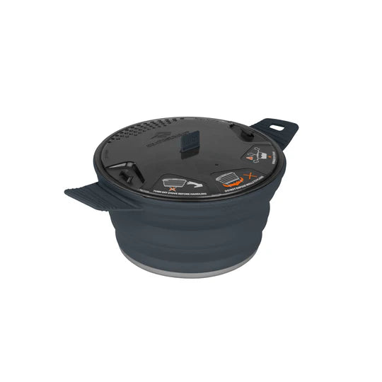 Sea To Summit X Pot 2 8 Litre Pot Colour Charcoal