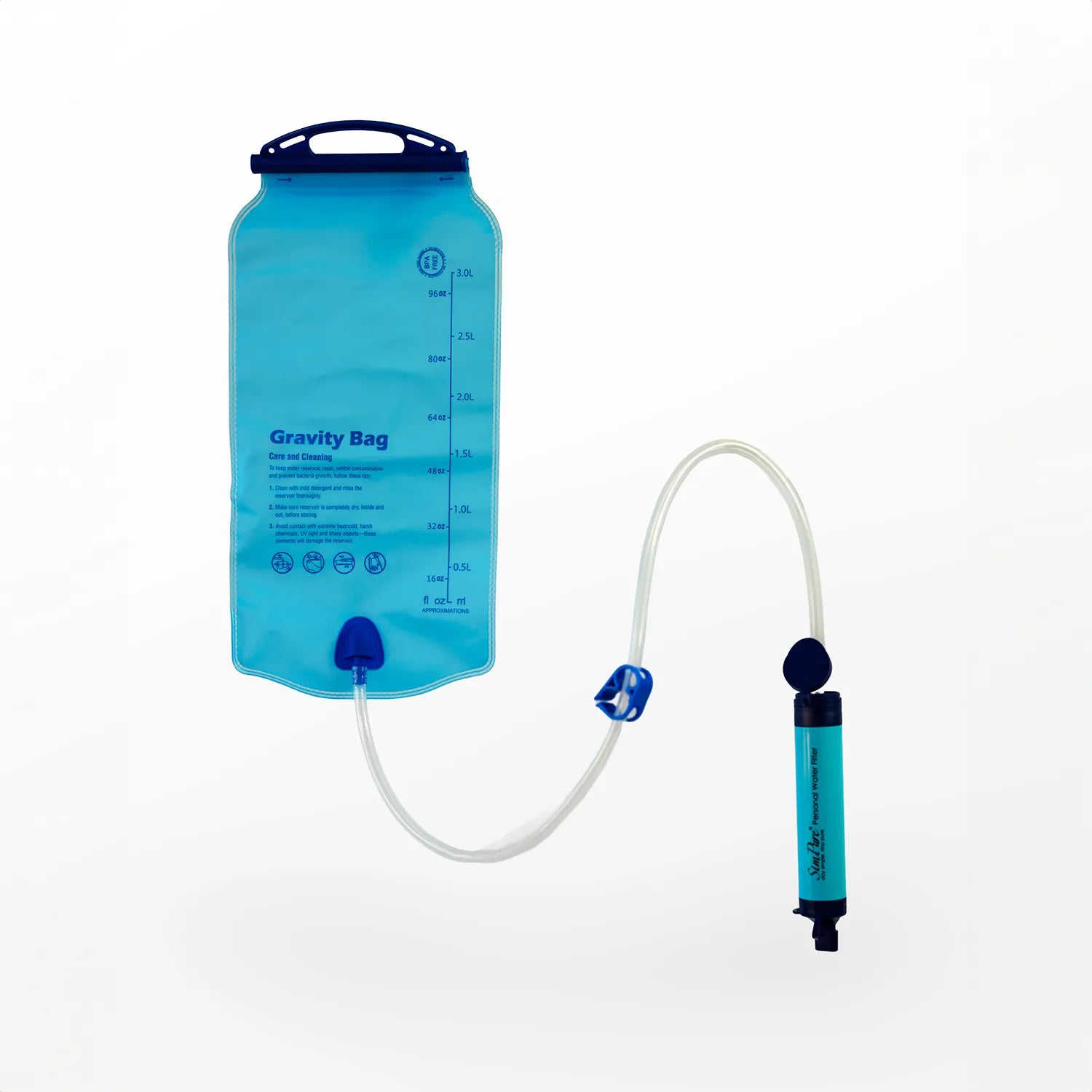 SimPure Gravity Water Filter Bag - 3 Litre