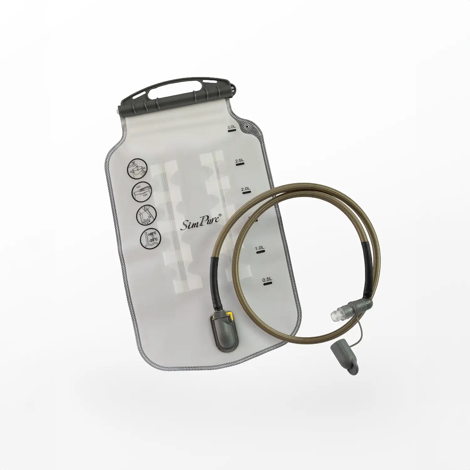 SimPure Clean Water Hydration Bladder - 3 Litre