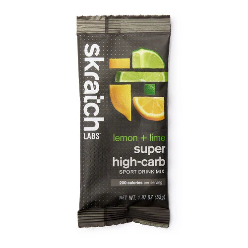Skratch Labs Super High Carb Sport Drink Mix 53G 8 Pack Colour Lemons_Limes