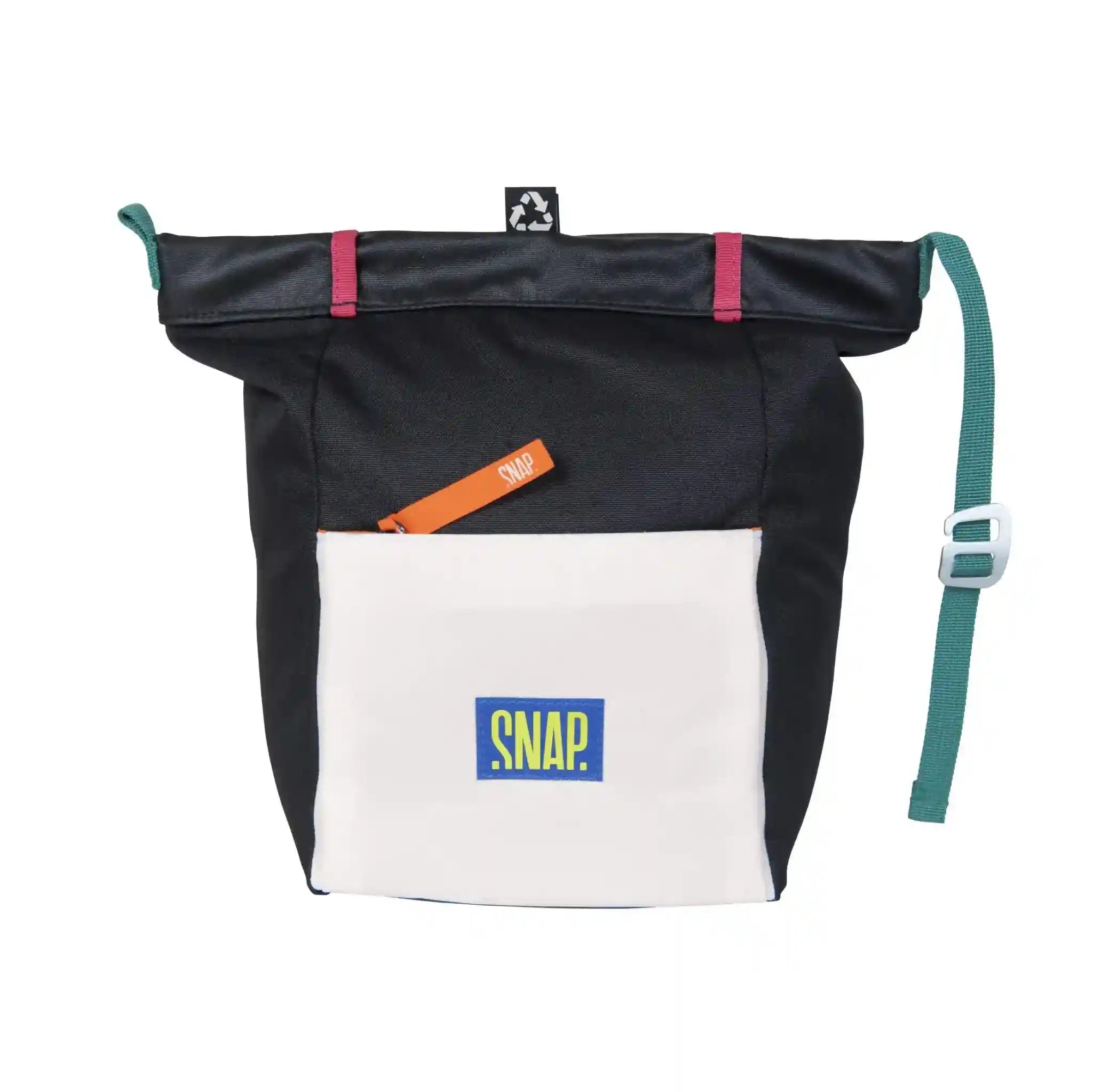 SNAP Big Chalk Bag Fleece Colour Black_Chalk