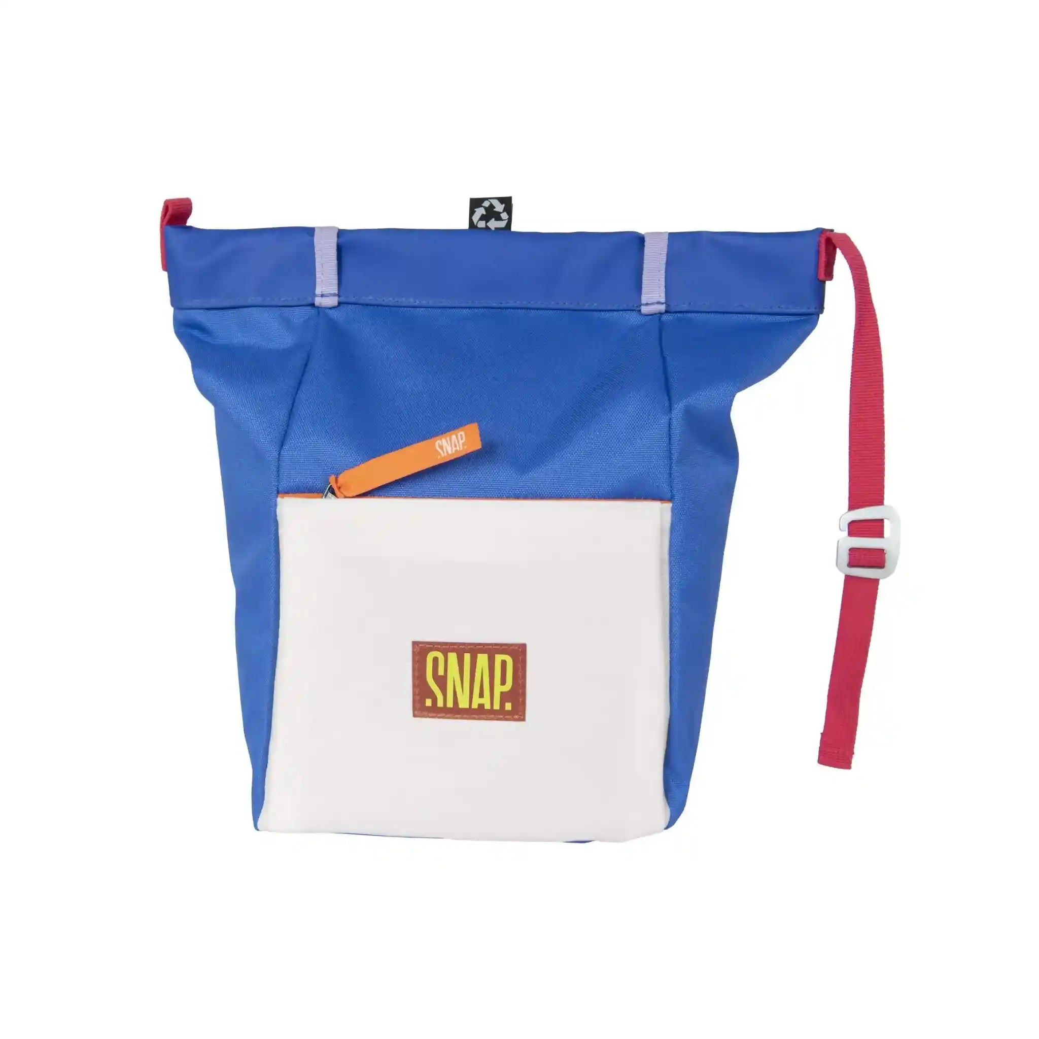 SNAP Big Chalk Bag Fleece Colour Deep Water_Chalk