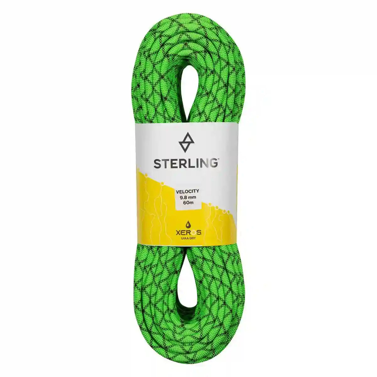 Sterling Velocity 9 8Mm Xeros 60M Dynamic Climbing Rope 2 Colour Green