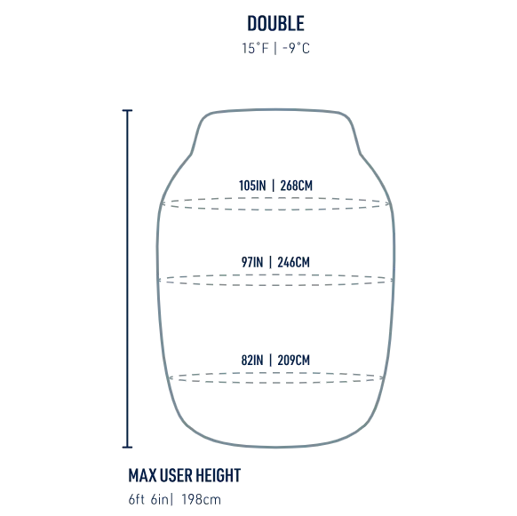 Sea to Summit Spark Down Double -9°C Sleeping Bag