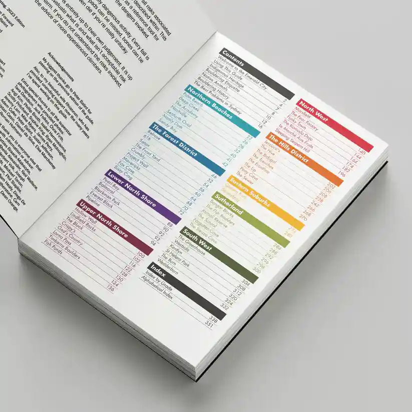 Sydney Bouldering Guidebook - 2023 Edition
