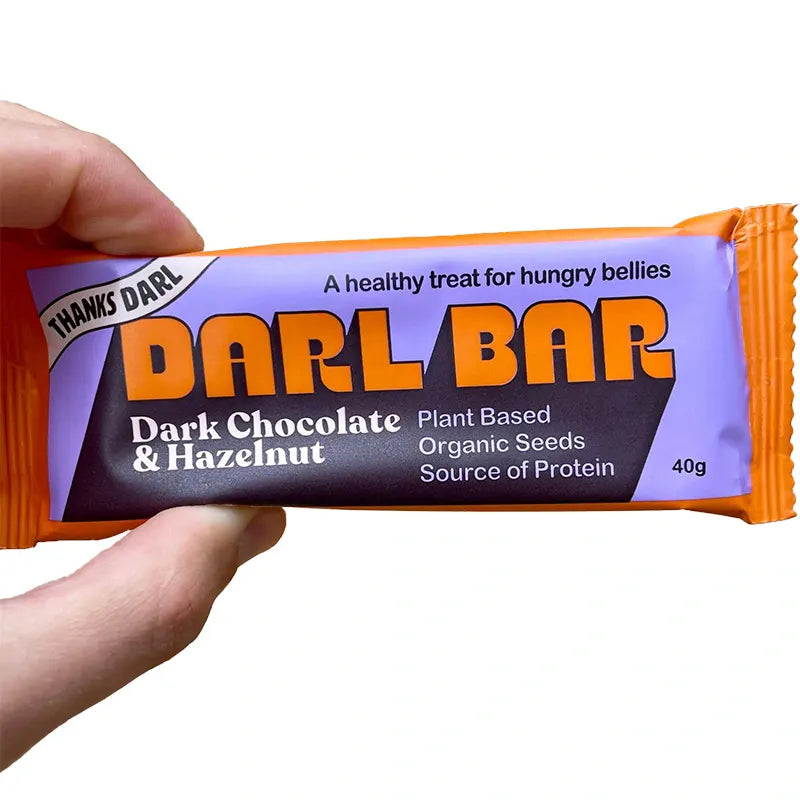 Thanks Darl Bar 40G Roasted Almond Cinnamon Colour Dark Chocolate + Hazelnut