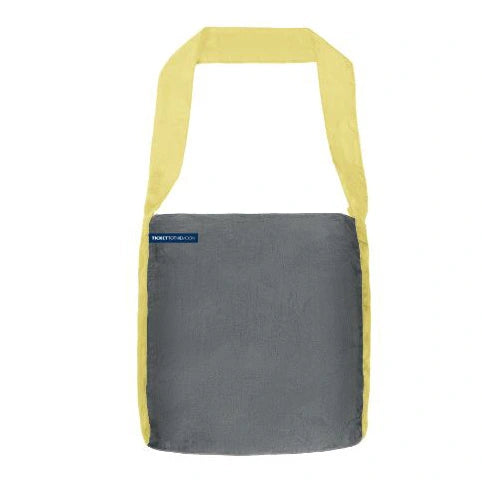 Ticket To The Moon Eco Bag 10L Colour Grey Yellow