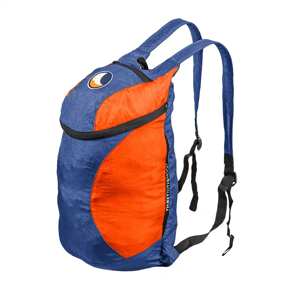 Ticket To The Moon Mini Backpack Colour Blue Orange
