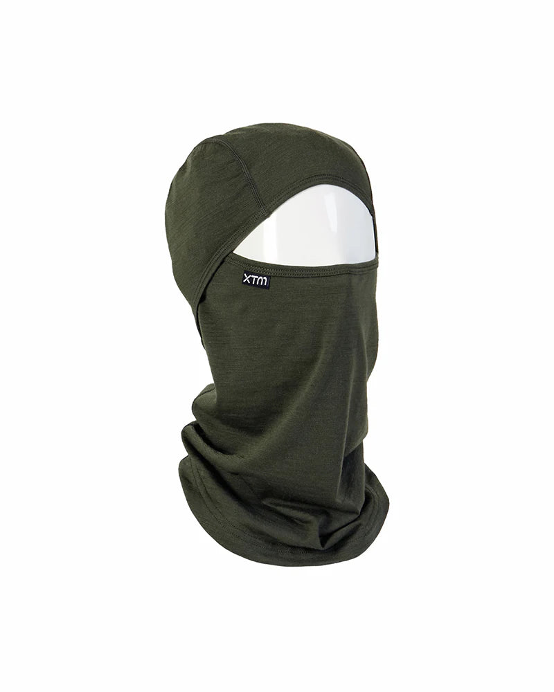 Xtm Adventure 170 Merino Wool Balaclava Colour Green